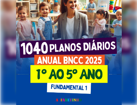 1040 Planos Diários - 1º ao 5º ano
